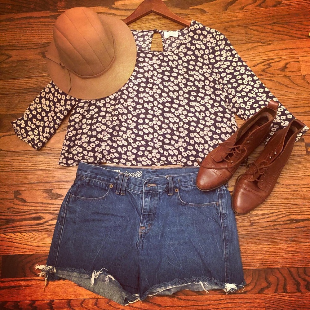 Pins & Needles Crop Top (Anthropologie)